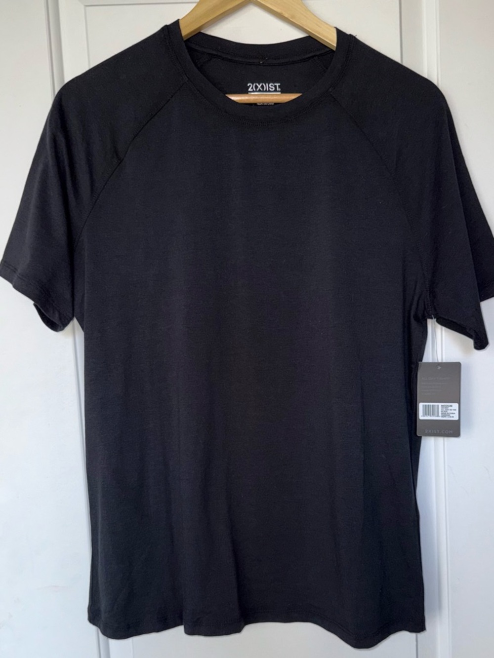 2(X)IST NWT All Day Raglan Short Sleeve T-Shirt - Black